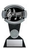 Resin Impact Series Music Trophy in Silver and Black - shoptrophies.com
