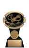 Resin Impact Swimming Trophy in Black and Gold - shoptrophies.com