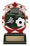 Resin Maple Leaf Soccer Trophy - shoptrophies.com
