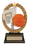 Resin Negative Space Basketball Trophy - shoptrophies.com
