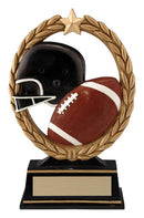 Resin Negative Space Football - shoptrophies.com