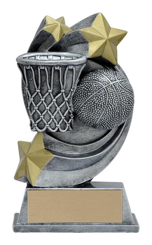 Resin Pulsar Basketball Trophy - shoptrophies.com