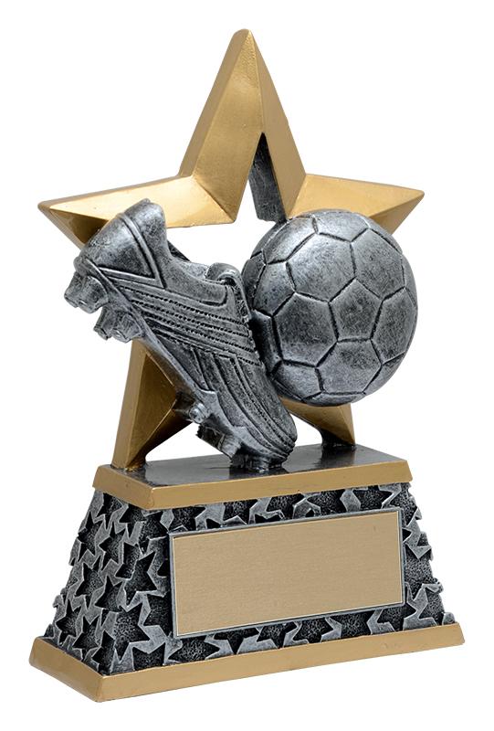 Resin Rockstar Soccer Trophy - shoptrophies.com