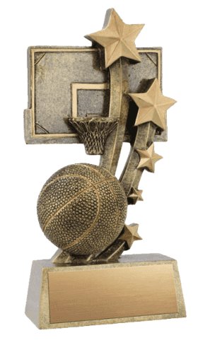 Resin Sentinel Basketball Trophy - shoptrophies.com