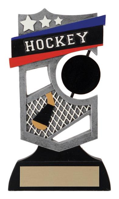 Resin Shield Spinner Hockey Trophy - shoptrophies.com