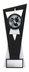 Resin Solar Black Silver Track Trophy - shoptrophies.com