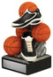 Resin Stacked Balls Basketball Trophy - shoptrophies.com