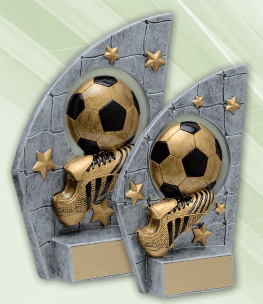 Resin Stadium Soccer Trophy - shoptrophies.com