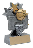 Resin Star Blast Basketball Trophy - shoptrophies.com