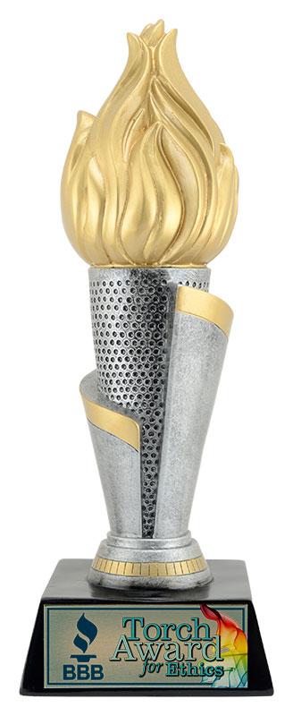 Resin Torch Tower Trophy - shoptrophies.com