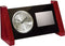 Rosewood Acrylic Desk Clock - shoptrophies.com