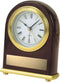 Rosewood Oval Clock - shoptrophies.com