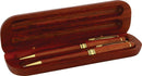 Rosewood Single or Double Cavity Pen Case - shoptrophies.com
