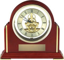 Rosewood Skeleton Clock - shoptrophies.com