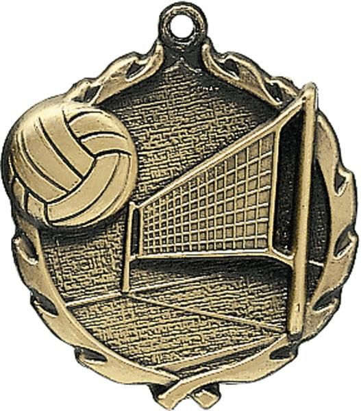 Sculptured Small Volleyball Medal - shoptrophies.com