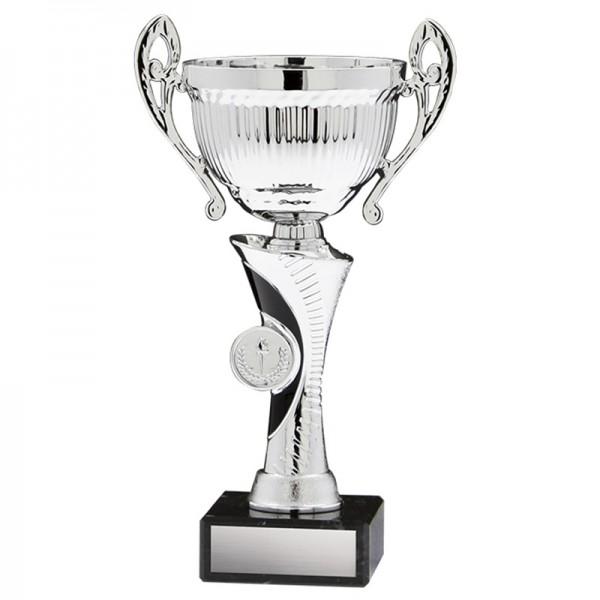 Silver with Black Accents Economy Cup - shoptrophies.com