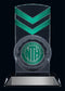 Snap-In Green Insert Holder Acrylic Award - shoptrophies.com