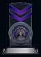Snap-In Purple Insert Holder Acrylic Award - shoptrophies.com
