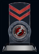 Snap-In Red Insert Holder Acrylic Award - shoptrophies.com