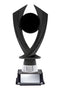 Solar Series Insert Holder Black and Silver Trophy - shoptrophies.com