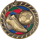 Stained Glass Soccer Medal - shoptrophies.com
