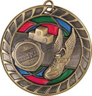 Stained Glass Track Medal - shoptrophies.com