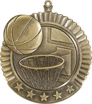 Star Basketball Medal - shoptrophies.com