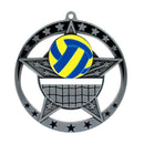 Star Volleyball Medal - shoptrophies.com
