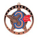 Stars Placement Medals - shoptrophies.com