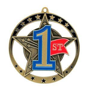 Stars Placement Medals - shoptrophies.com