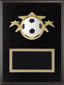 Tri-Star Soccer Plaque - shoptrophies.com