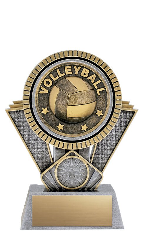 Volleyball Apex Series Silver Trophy - shoptrophies.com