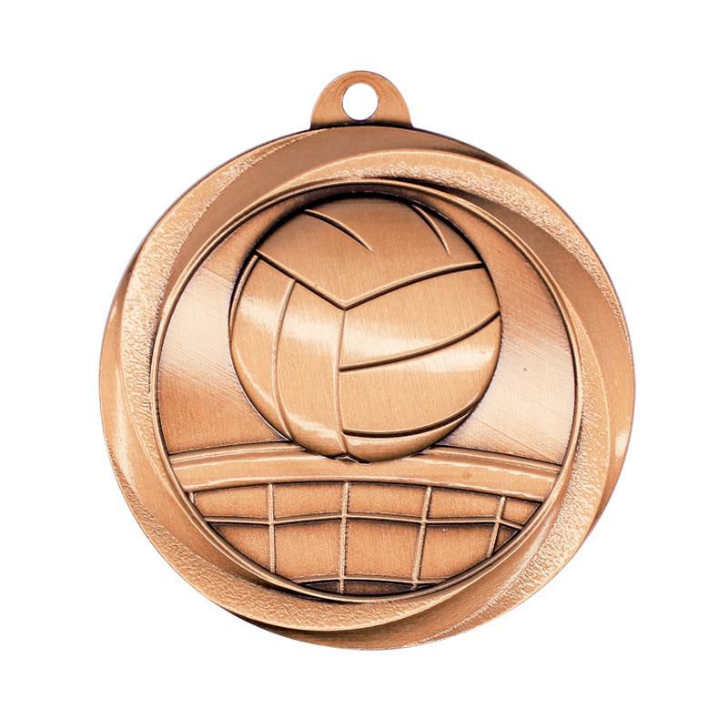Vortex Volleyball Medal - shoptrophies.com