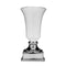White with Silver Base Contempo Ceramic Cup - shoptrophies.com